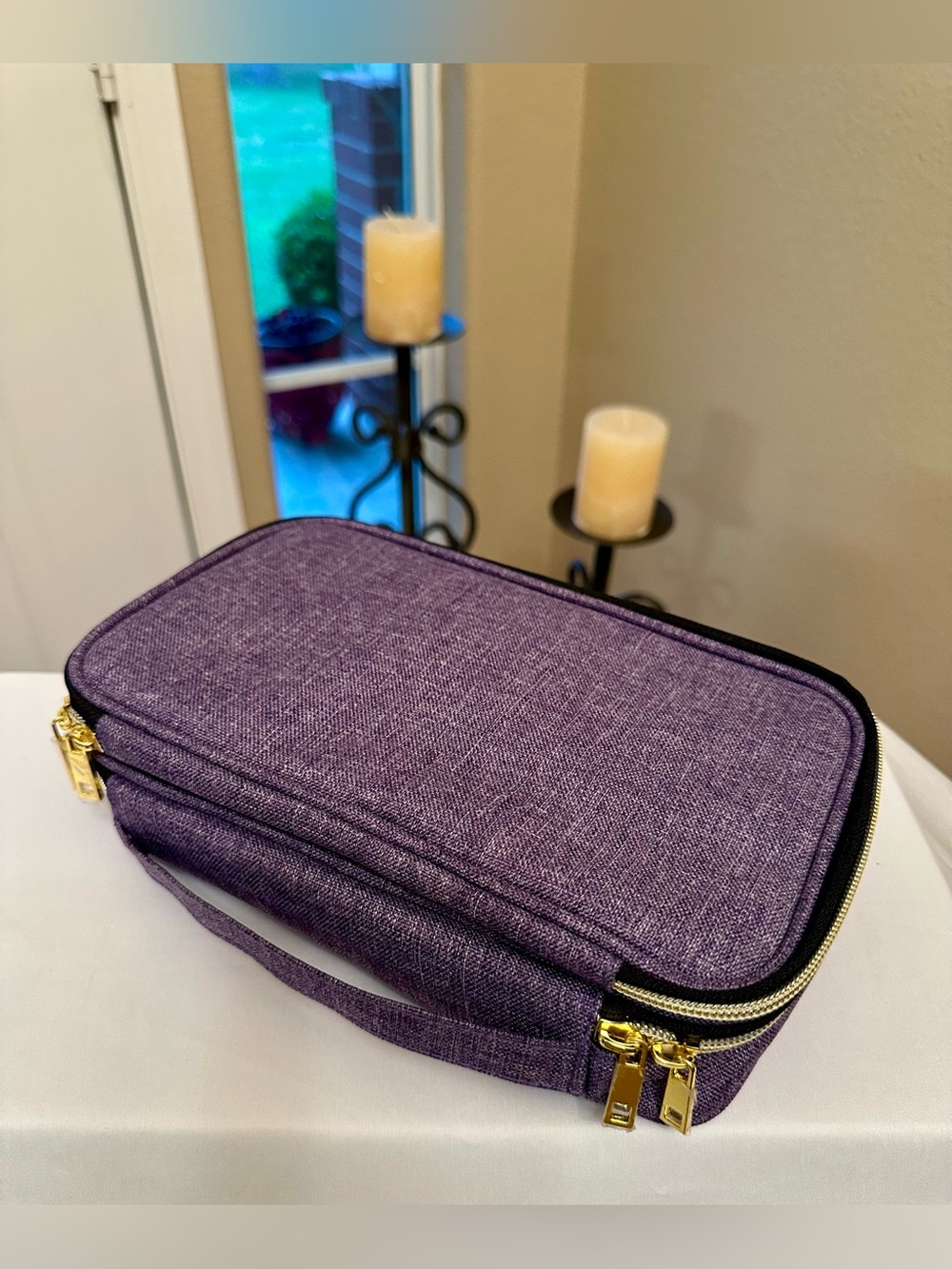 Purple Travel Jewelry Organizer Case | NWOT